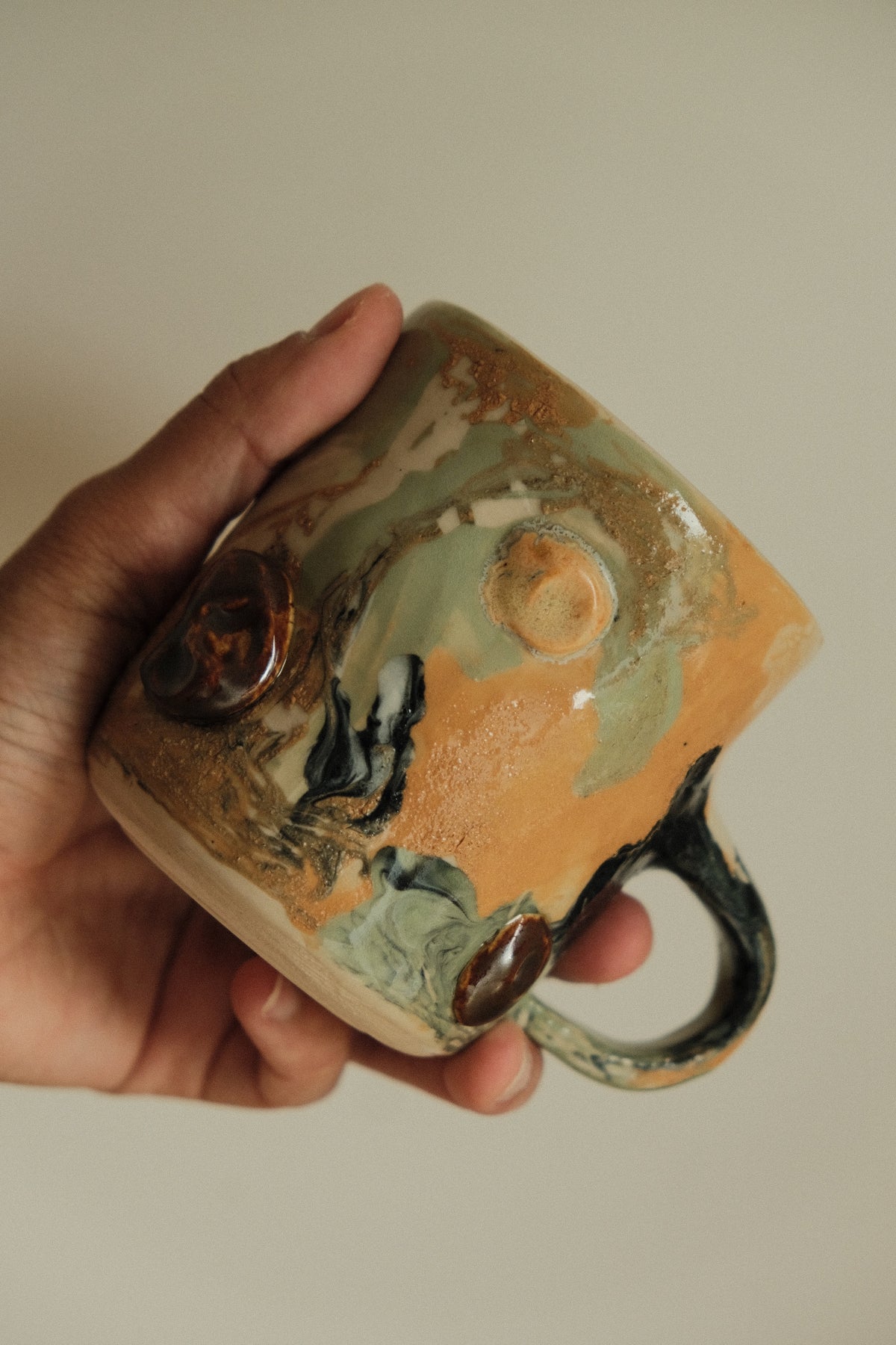 Distressed Rock Mug