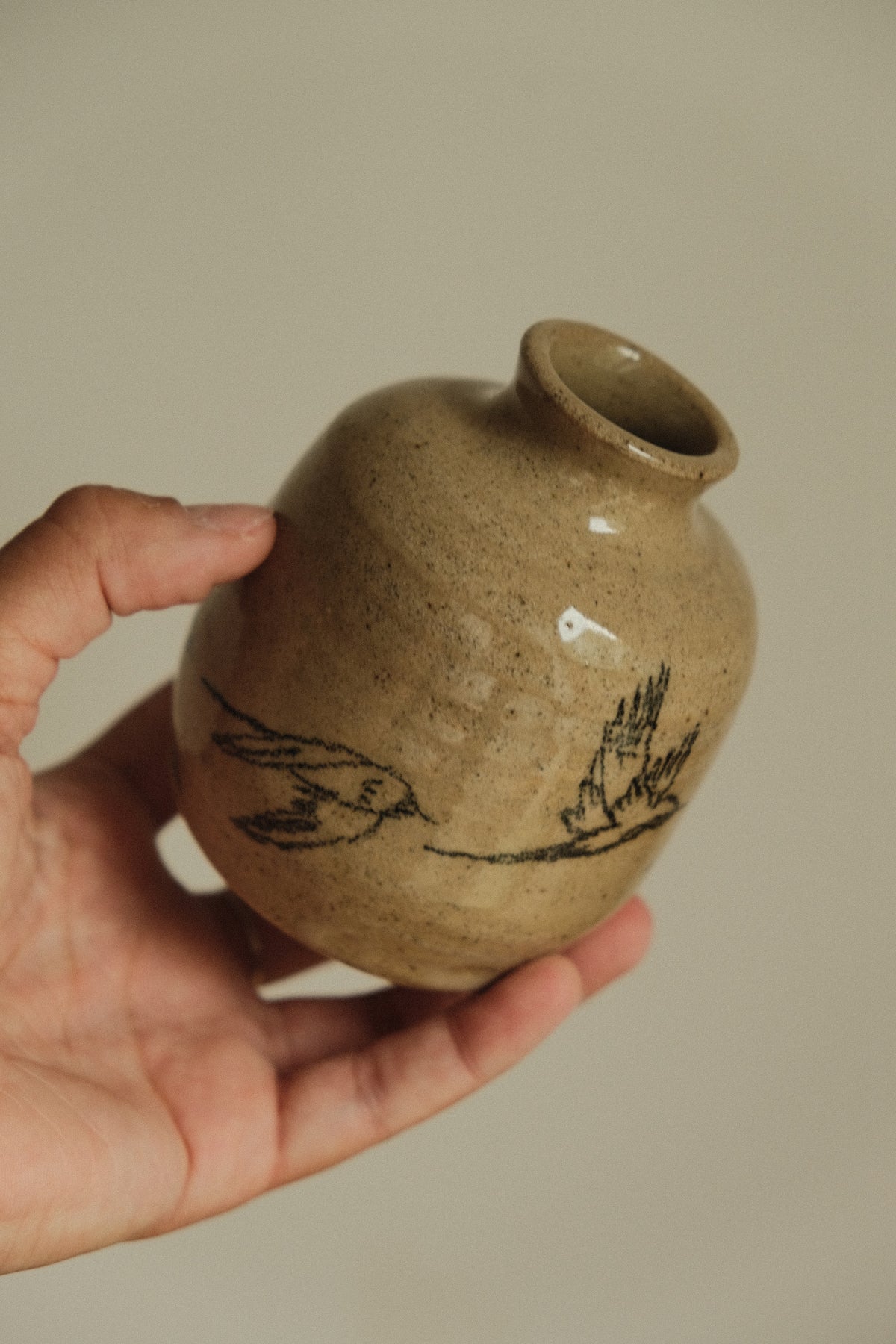 Bird Bud Vase