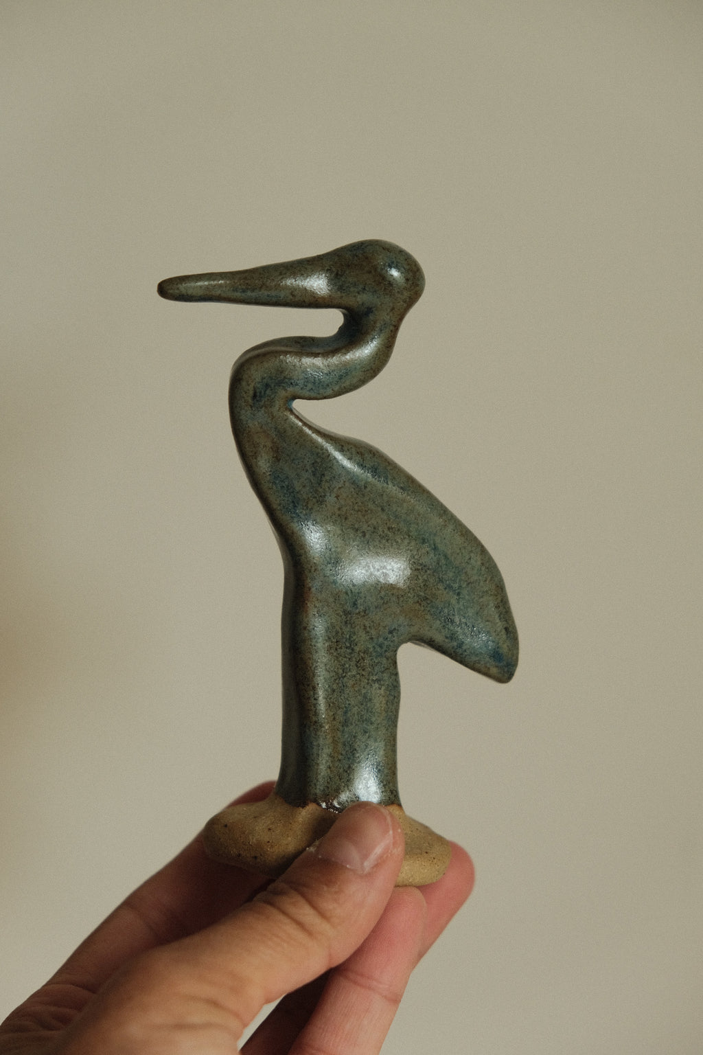Blue Heron Figurine