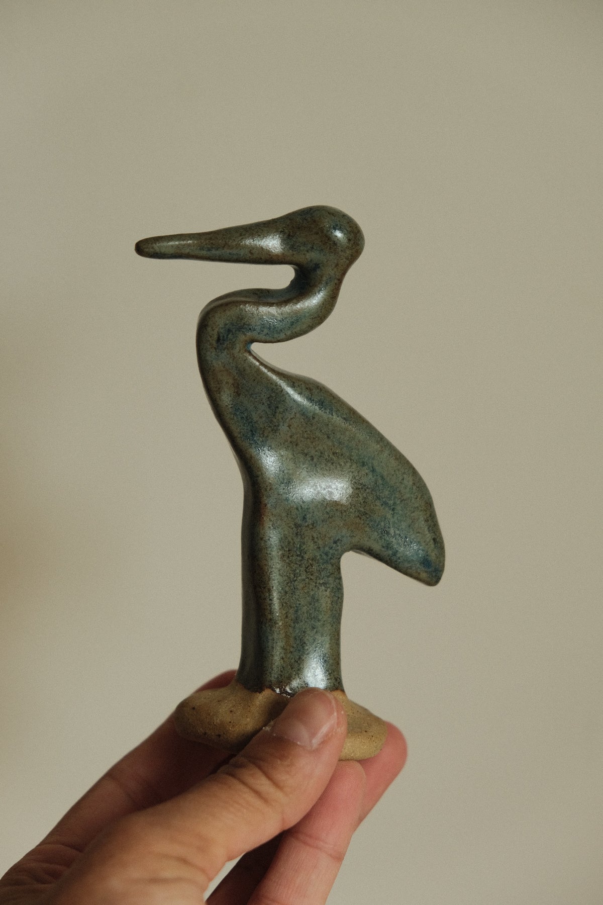 Blue Heron Figurine