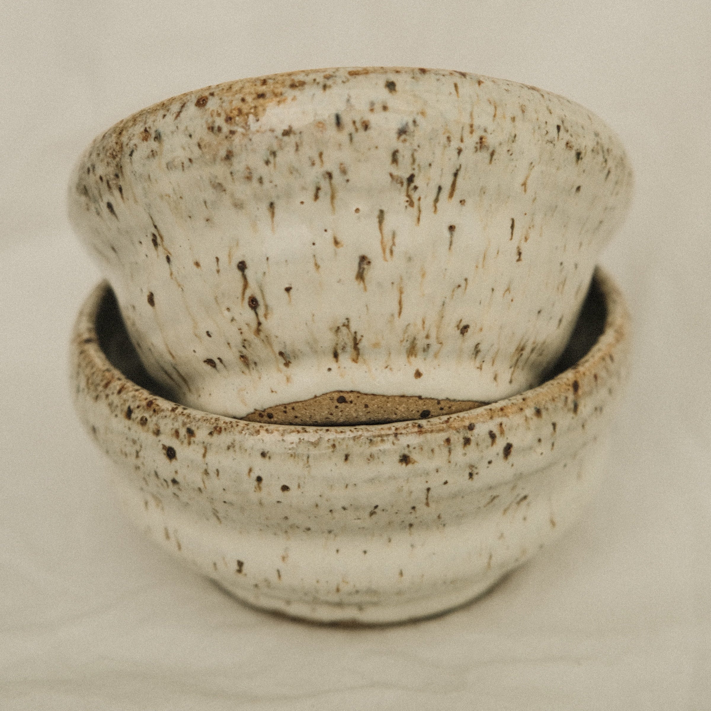 White Stone Nesting Bowls