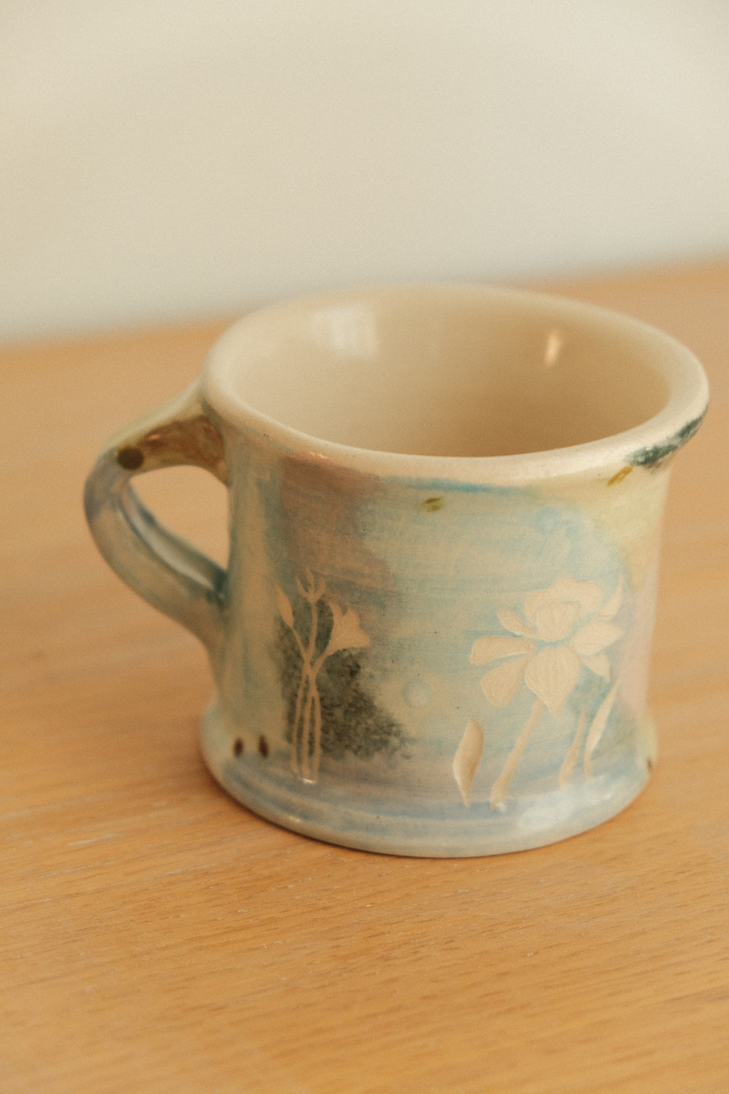 Blue Poppy Wildflower Mug