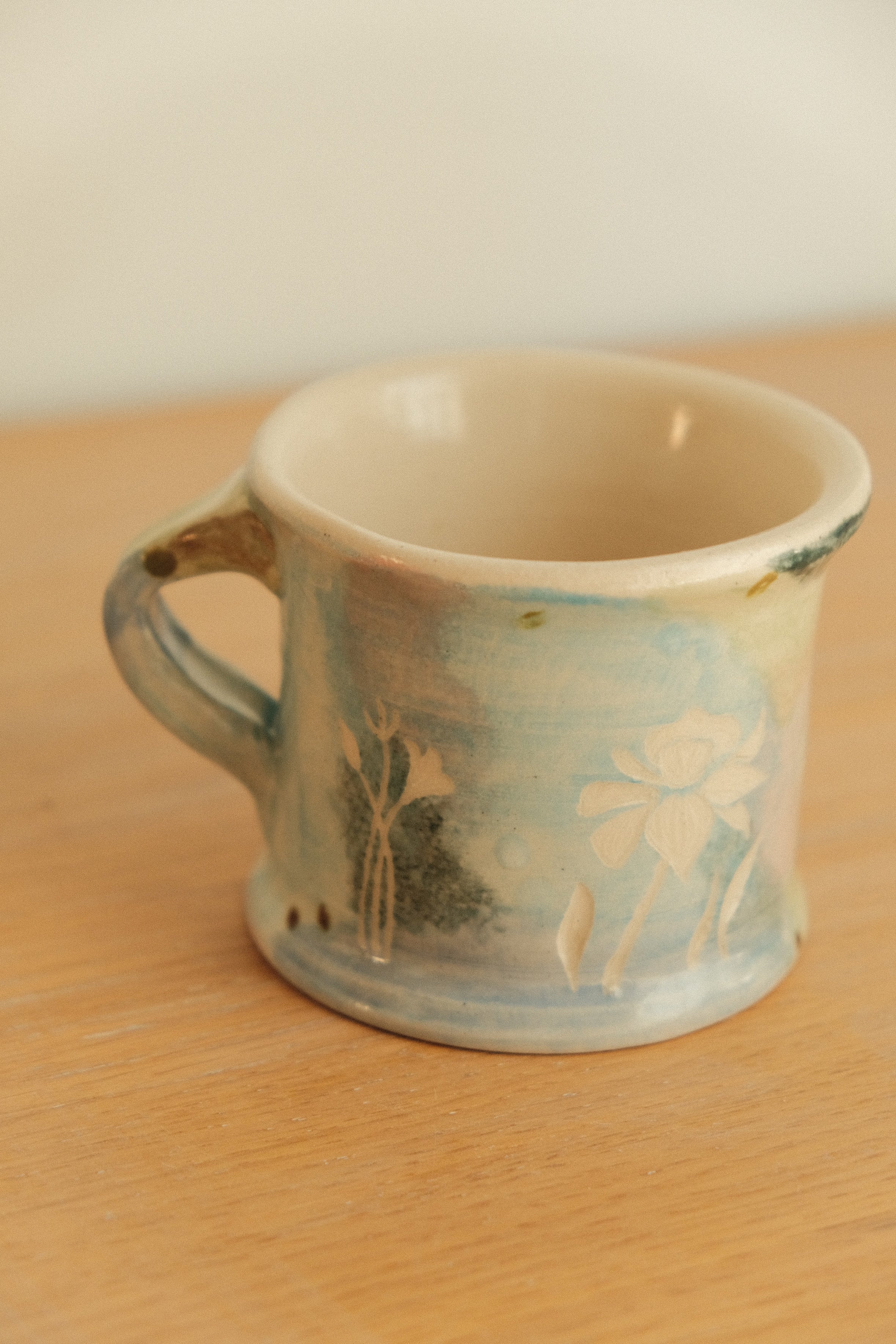 Blue Poppy Wildflower Mug