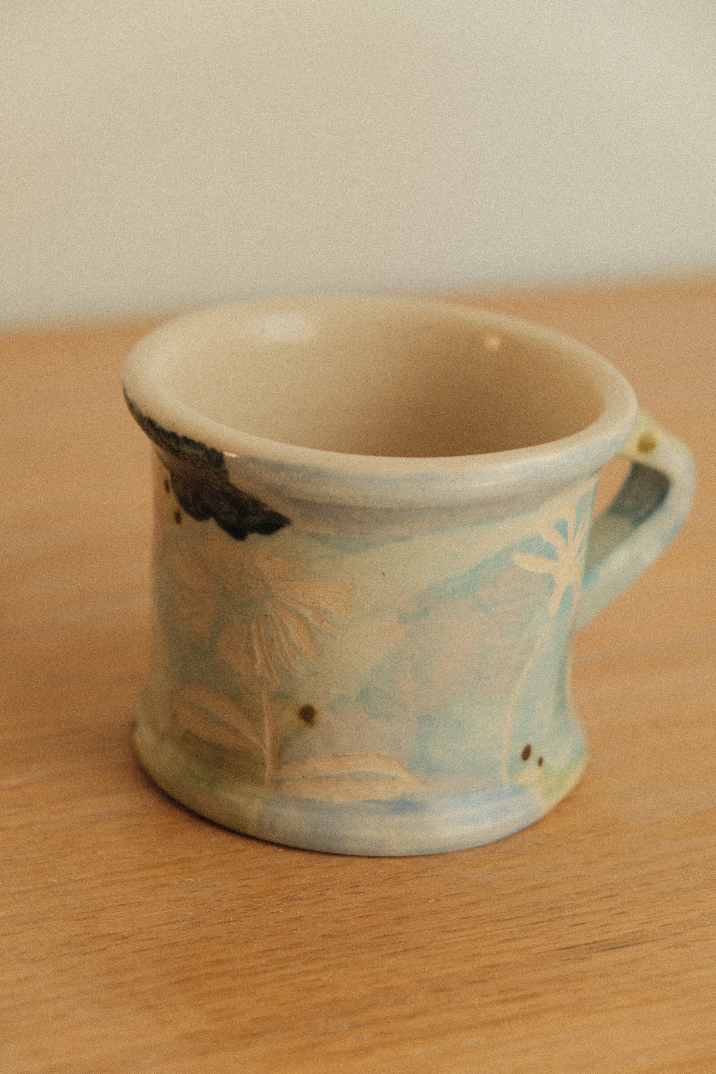 Blue Poppy Wildflower Mug