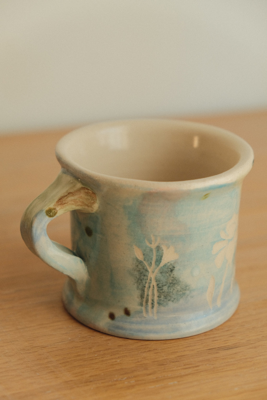 Blue Poppy Wildflower Mug