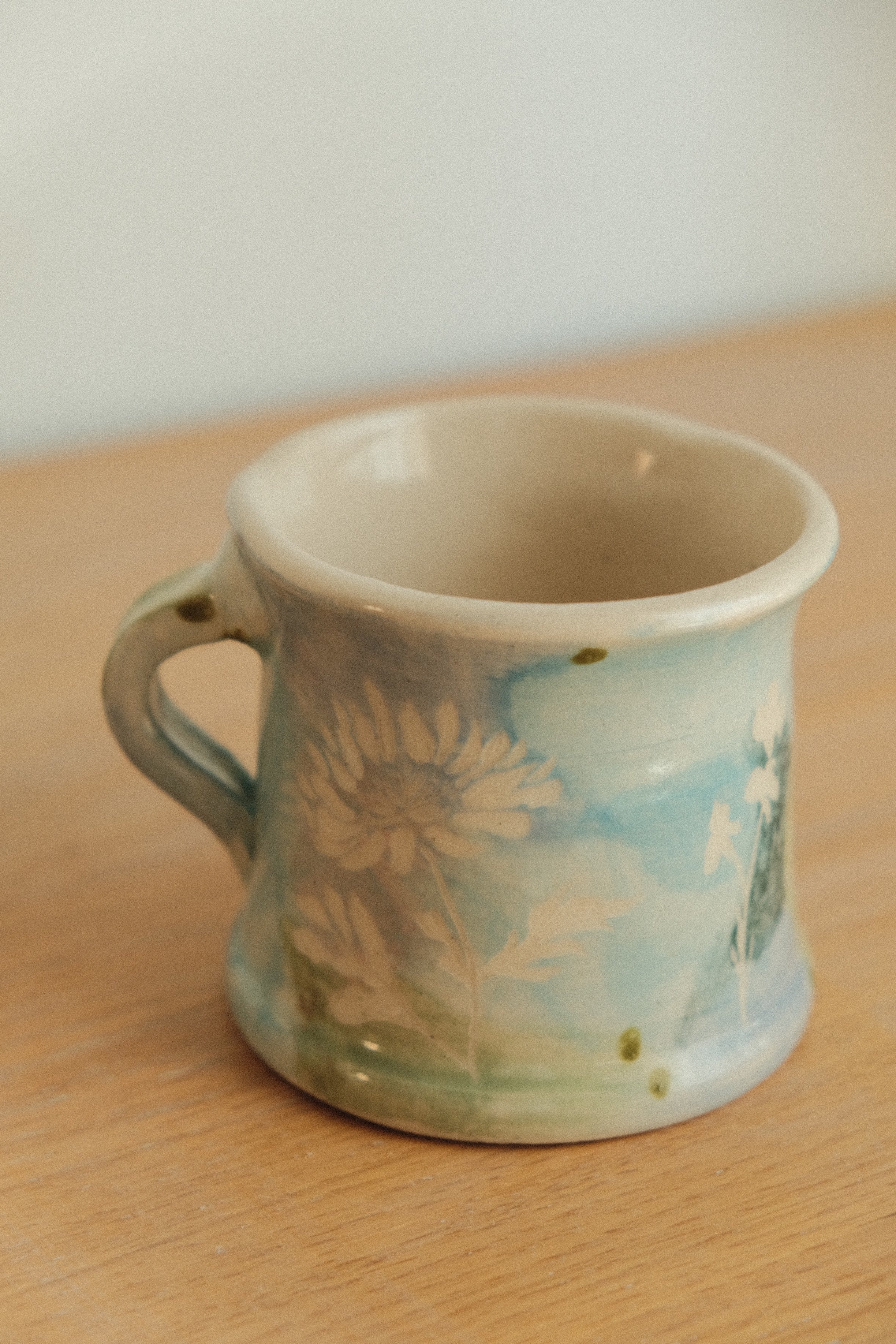 Blue Daisy Wildflower Mug