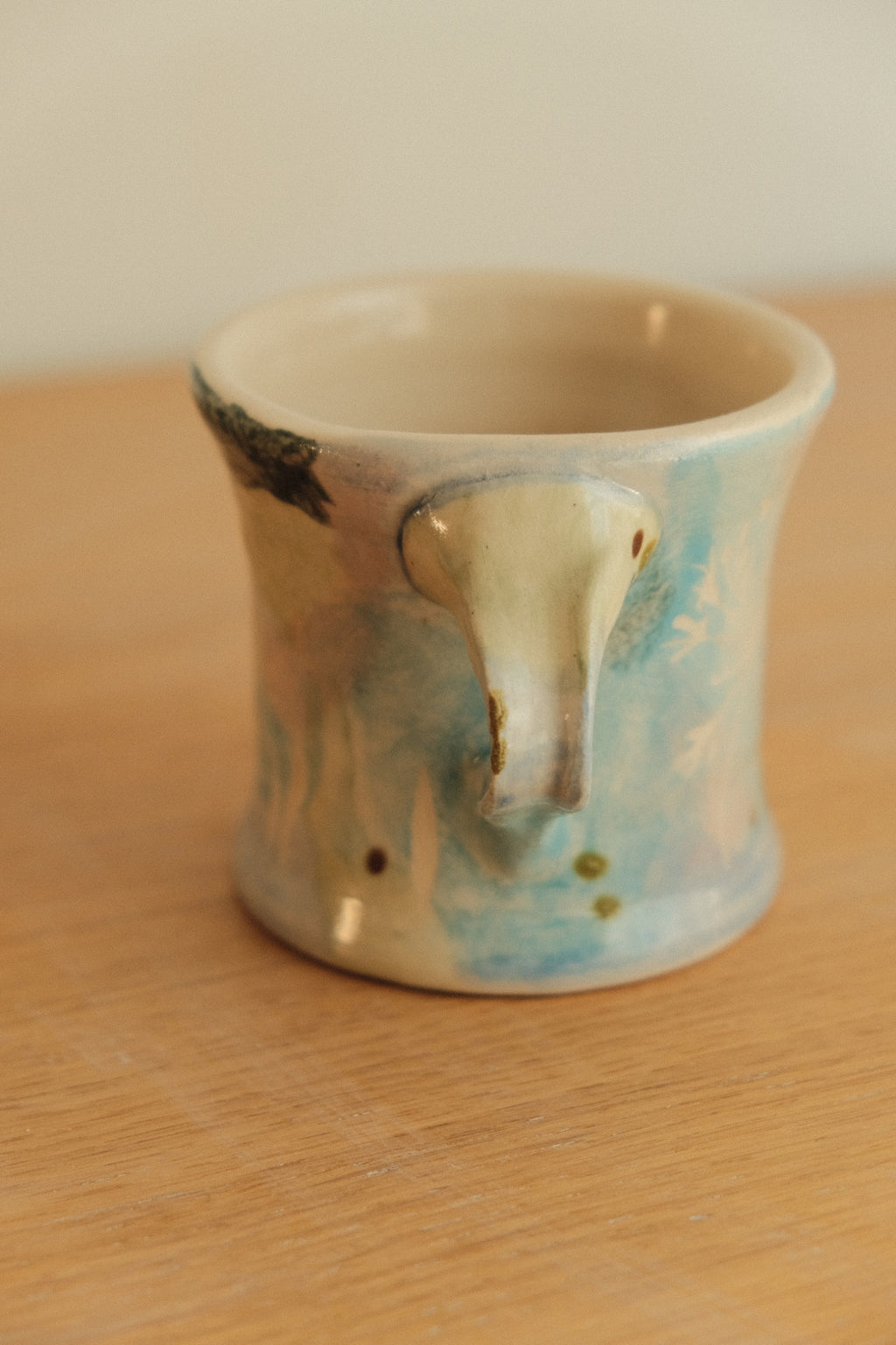 Blue Dandelion Wildflower Mug