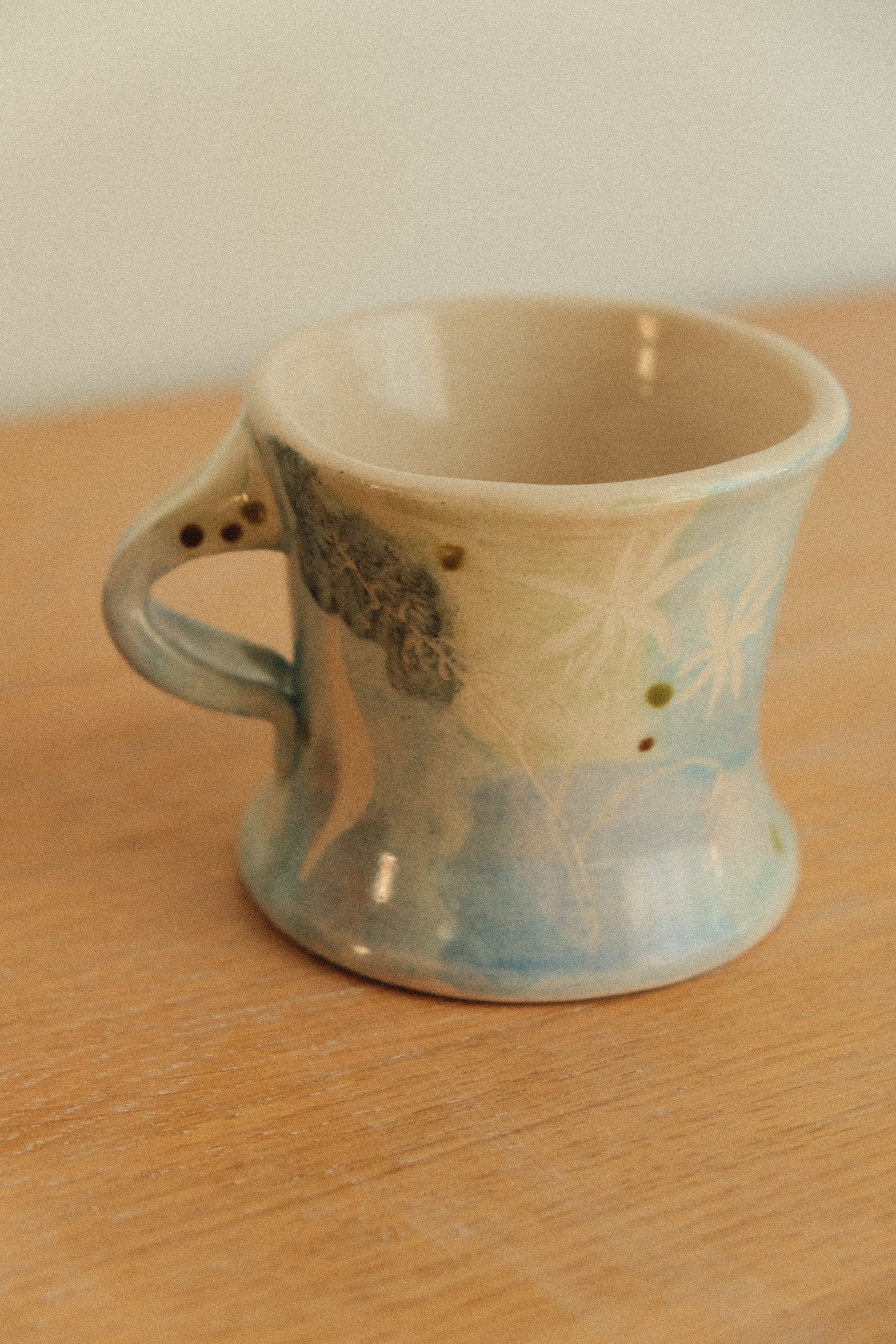 Blue Delphinium Wildflower Mug