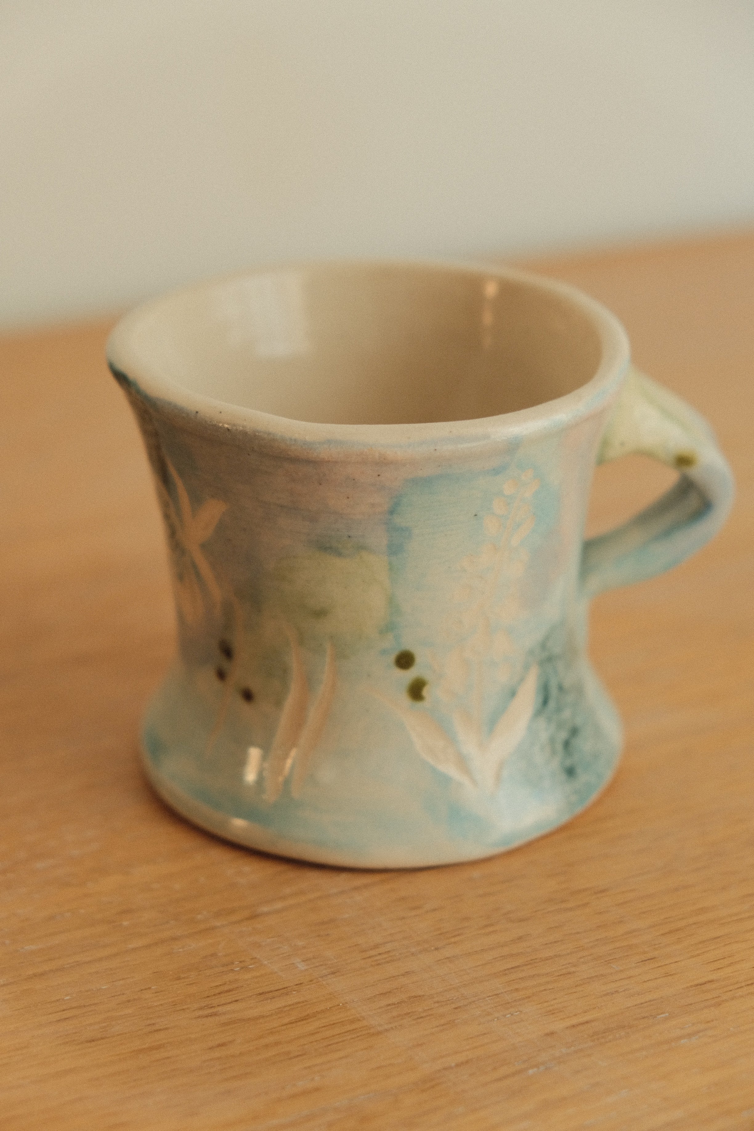Blue Delphinium Wildflower Mug