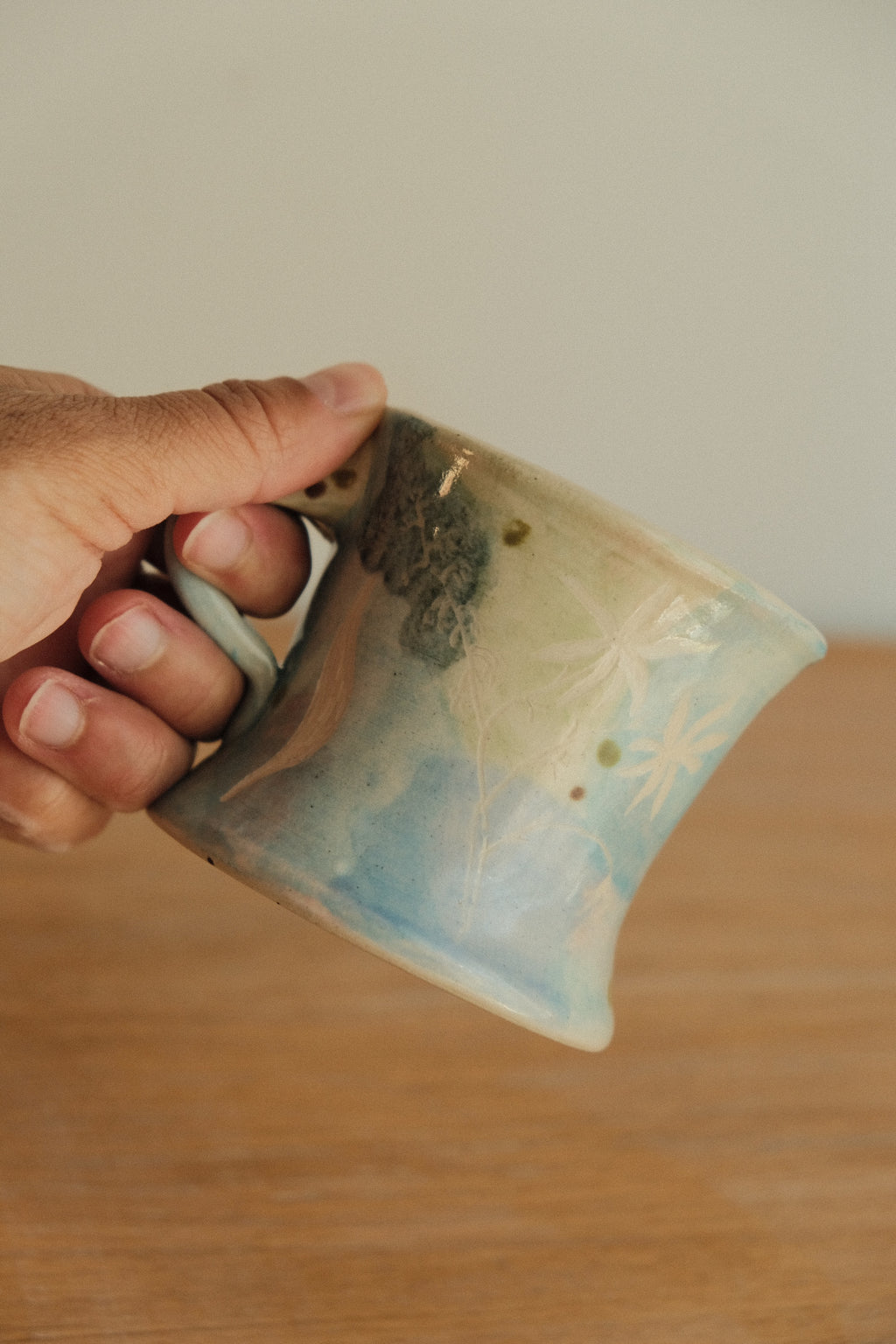 Blue Delphinium Wildflower Mug