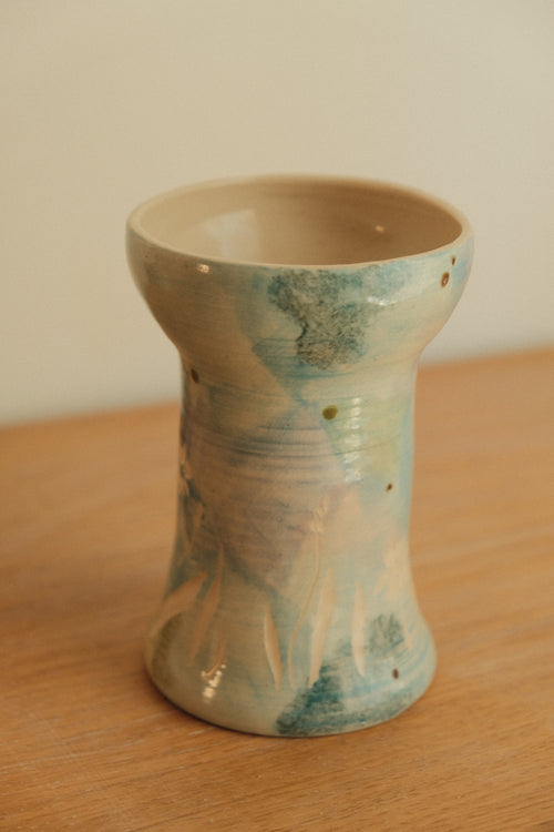 Blue Canna Wildflower Vase
