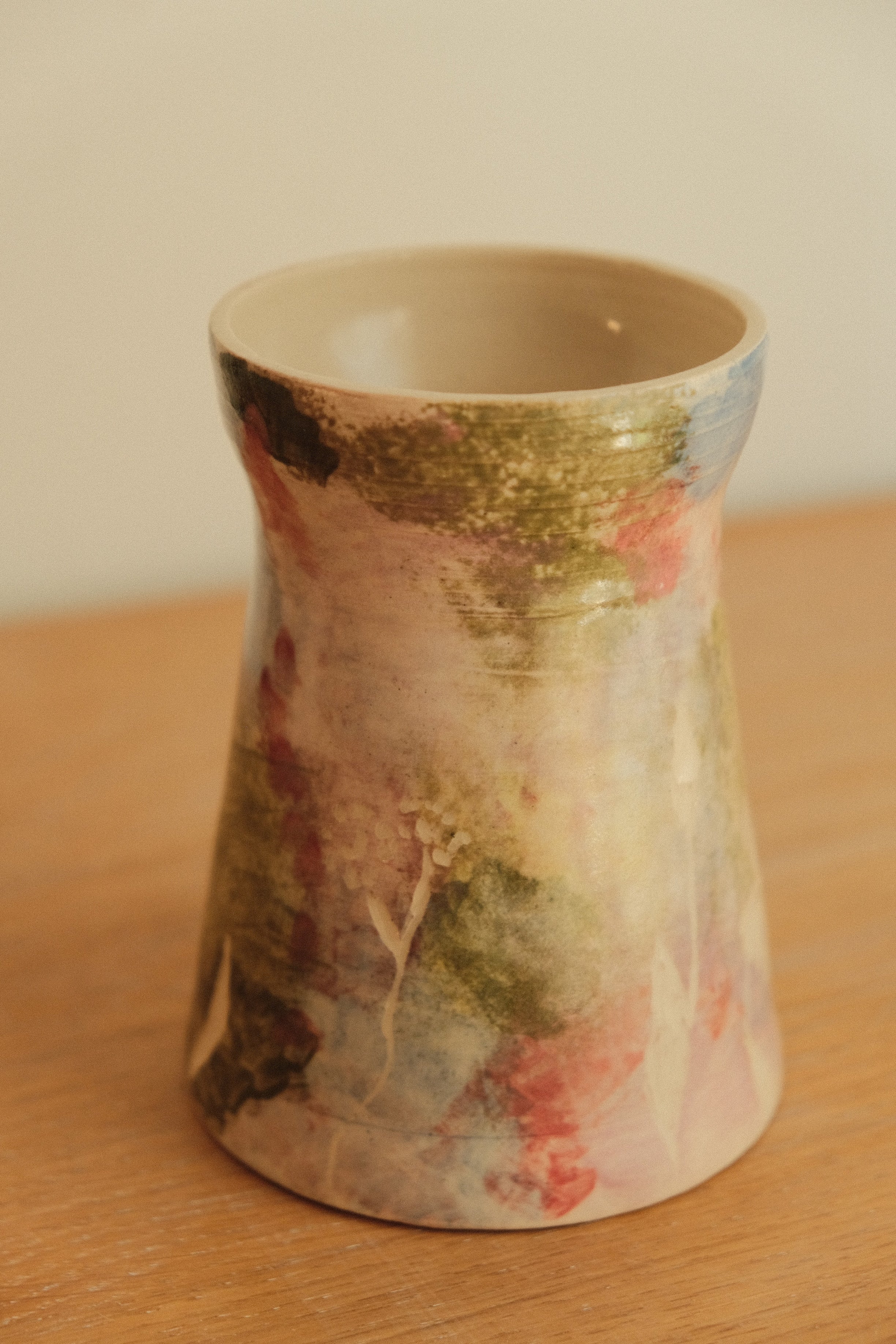 Painted Wildflower Vase