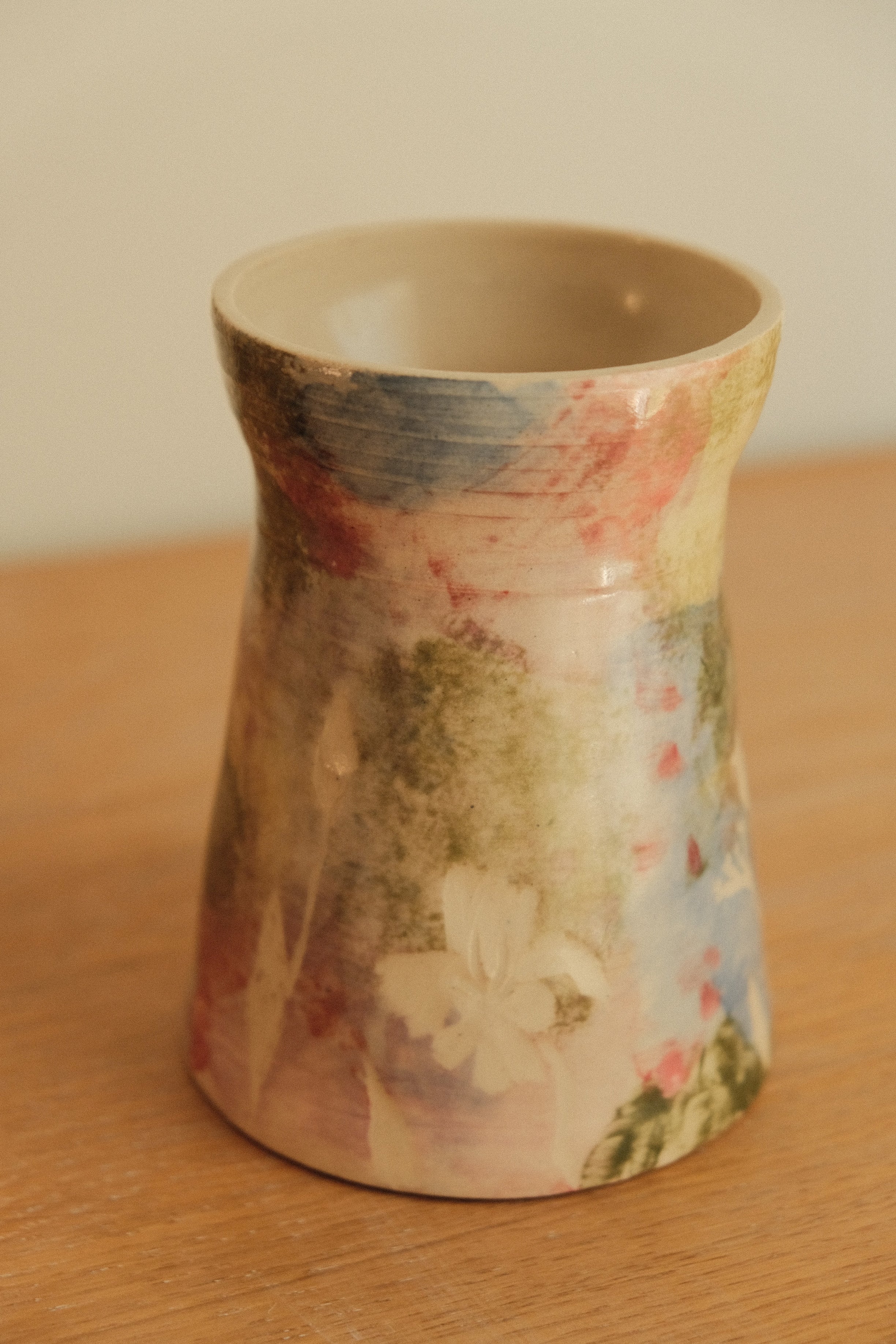 Painted Wildflower Vase